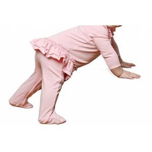 NEW LEMON LOVES LAYETTE sophie skirted footie in pink